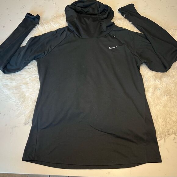 Nike Black Long Sleeve Pullover - Picture 3 of 7